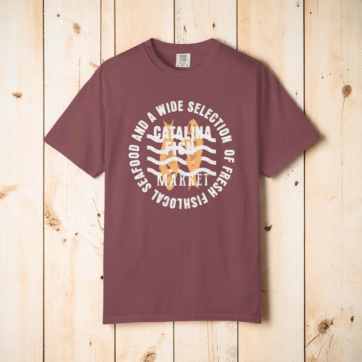 Catalina Fish Market Select Graphic Tee — Brick on Colorful Driftwood