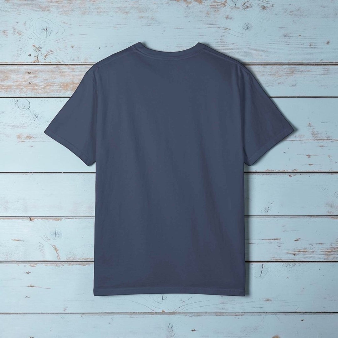 Coastal Calm Lighthouse T-Shirt — Nautical Beach Style Cotton Tee with Seagulls