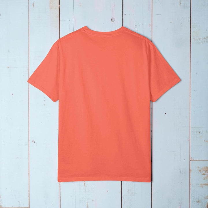 Coastal Calm Unisex Garment-Dyed T-shirt, Sea Birds Take Flight Graphic Summer Tee