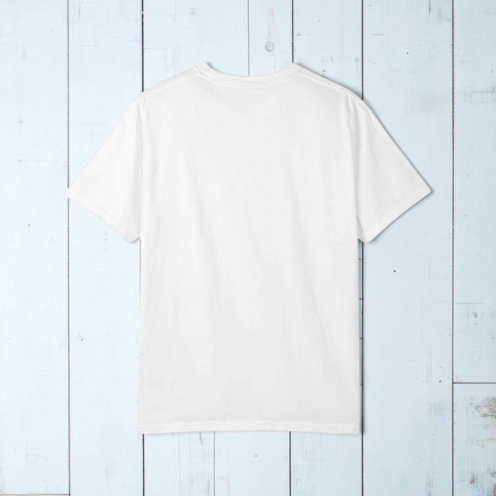 Coastal Calm Unisex Garment-Dyed T-shirt, Sea Birds Take Flight Graphic Summer Tee