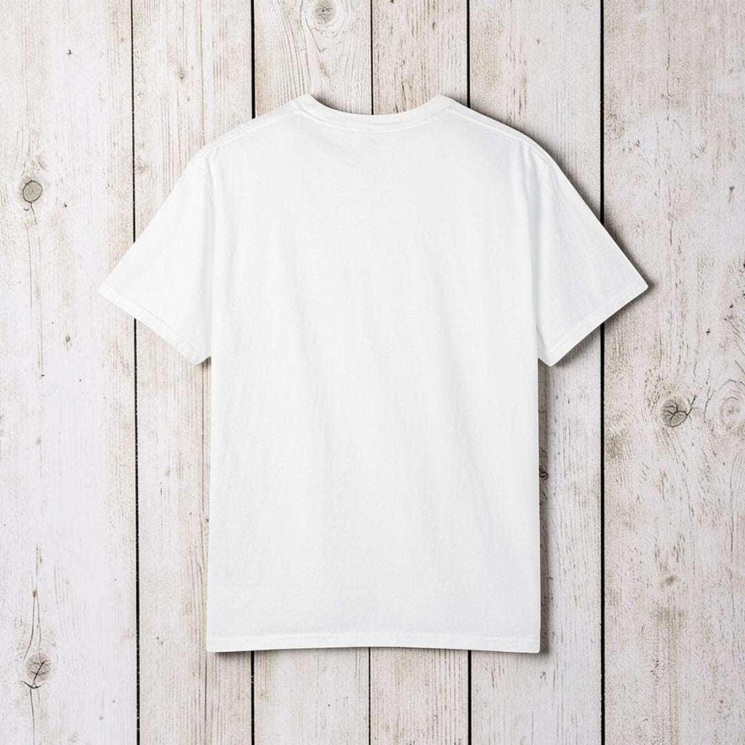 White t-shirt on a white background