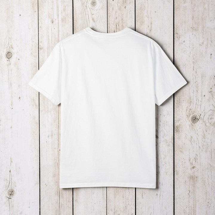 White t-shirt on a white background