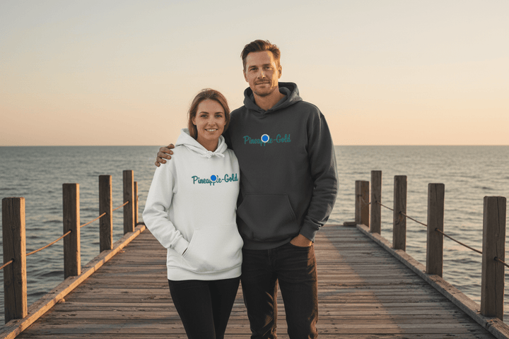 Couple Lifestyle - Pineapple-Gold Hoodies