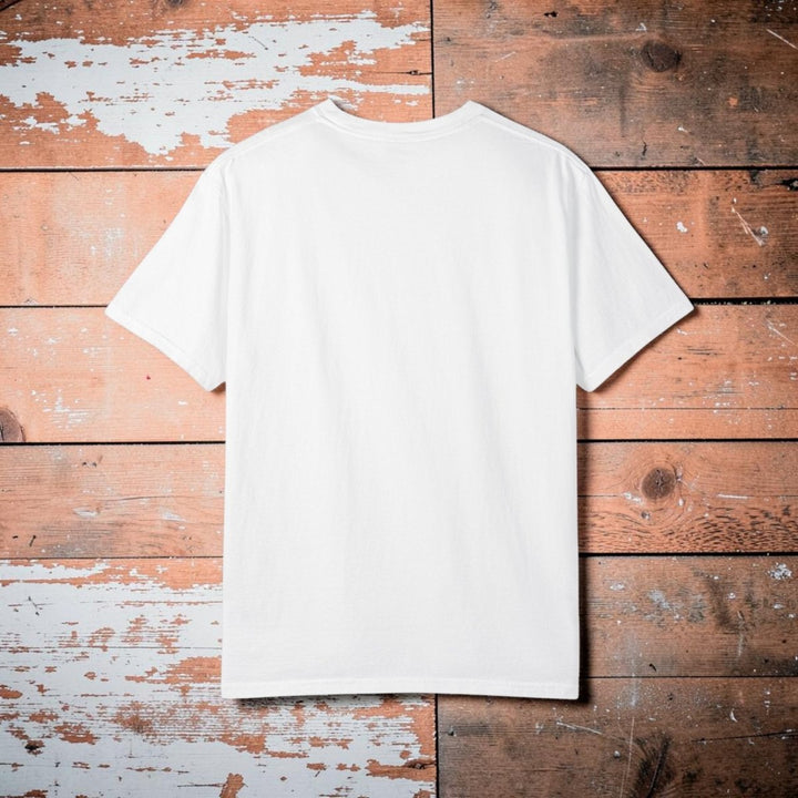 White t-shirt on a white background