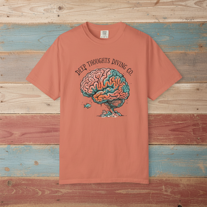 Deep Thoughts — Terracotta on Colorful Driftwood