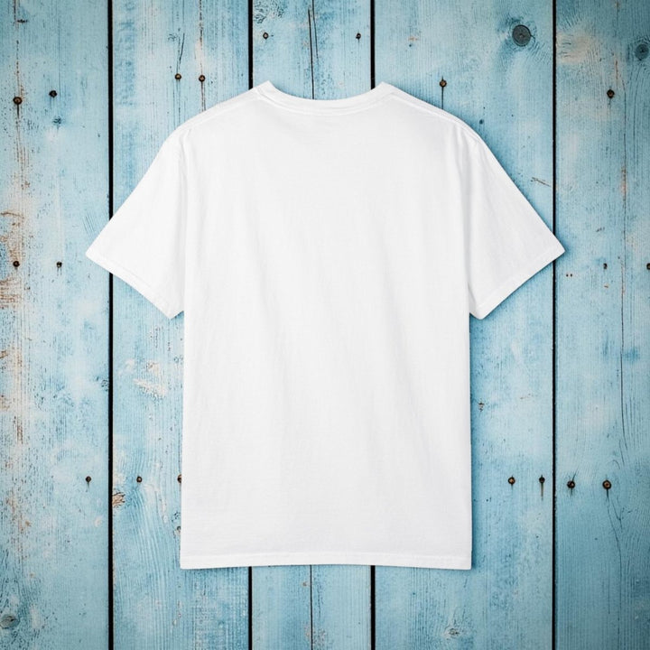 Eat Sleep Beach Whale Tee | Garment-Dyed Coastal Graphic - FIVE TIDES APPAREL