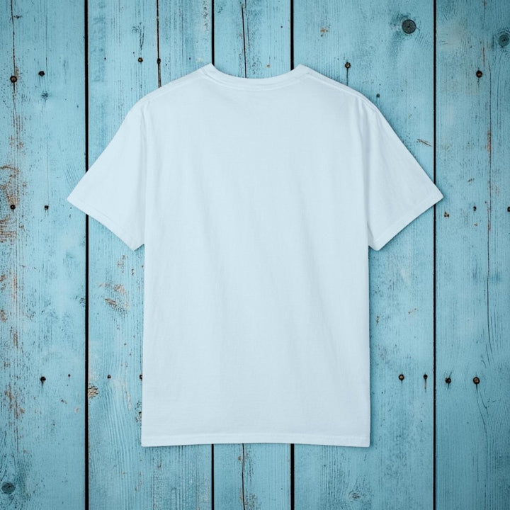 Eat Sleep Beach Whale Tee | Garment-Dyed Coastal Graphic - FIVE TIDES APPAREL