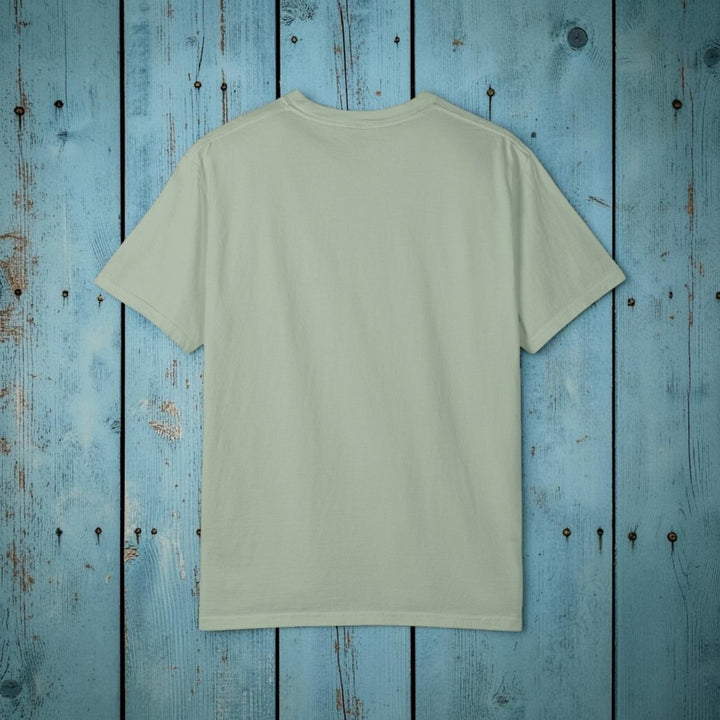 Eat Sleep Beach Whale Tee | Garment-Dyed Coastal Graphic - FIVE TIDES APPAREL