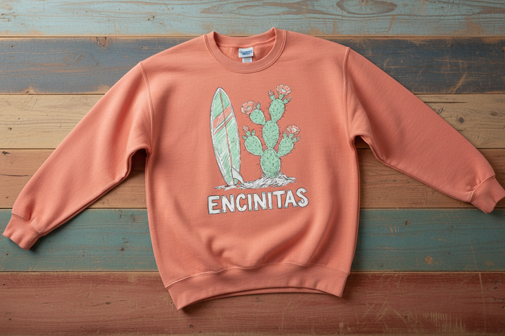 Encinitas Coral Flat Lay