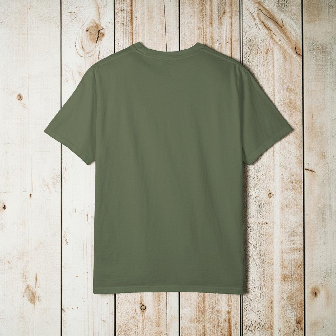 Find Your Paradise Tee | Garment-Dyed Beach Sunset Graphic - FIVE TIDES APPAREL