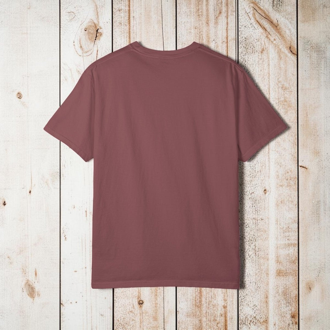 Find Your Paradise Tee | Garment-Dyed Beach Sunset Graphic - FIVE TIDES APPAREL