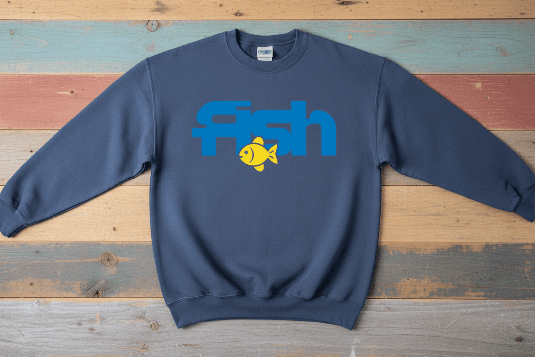 Fish Slate Blue Front