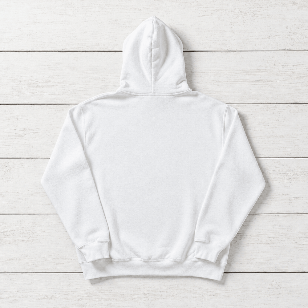 Five Tides Fish hoodie — graphic close-up of this coastal graphic pullover by Five Tides Apparel