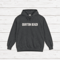 Grayton Beach pepper hoodie front view — Grayton Beach graphic pullover by Five Tides Apparel