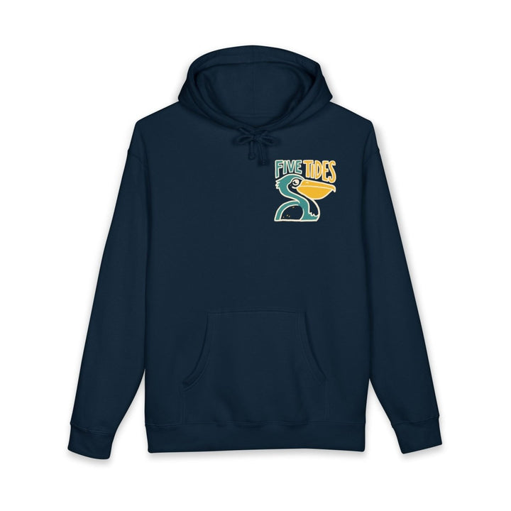 Five Tides Pelican Hoodie – Coastal Surf Crewneck - FIVE TIDES APPAREL