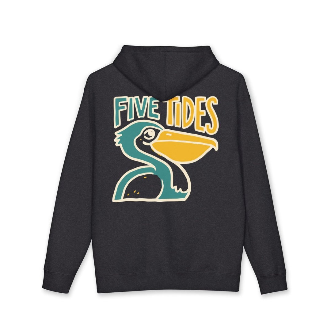 Five Tides Pelican Hoodie – Coastal Surf Crewneck - FIVE TIDES APPAREL
