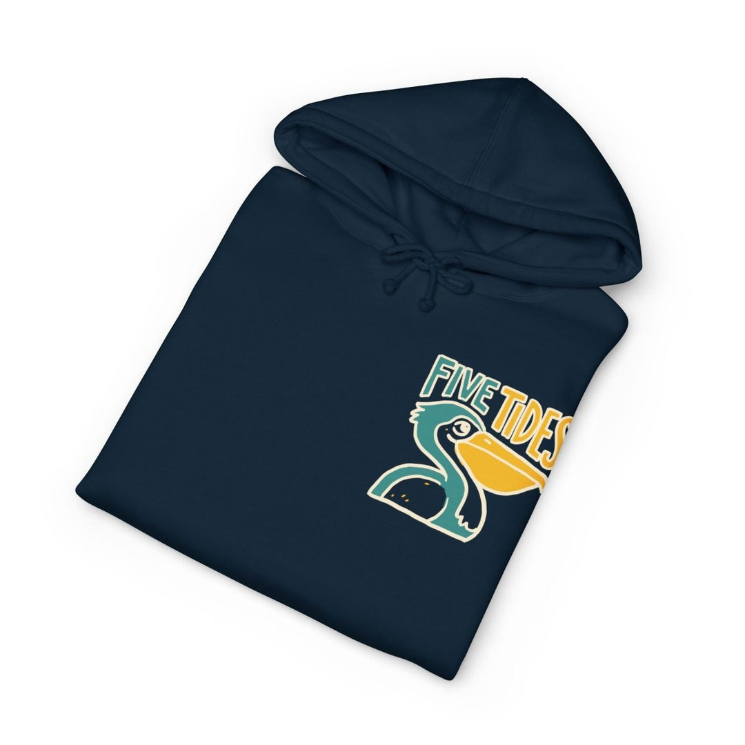Five Tides Pelican Hoodie – Coastal Surf Crewneck - FIVE TIDES APPAREL