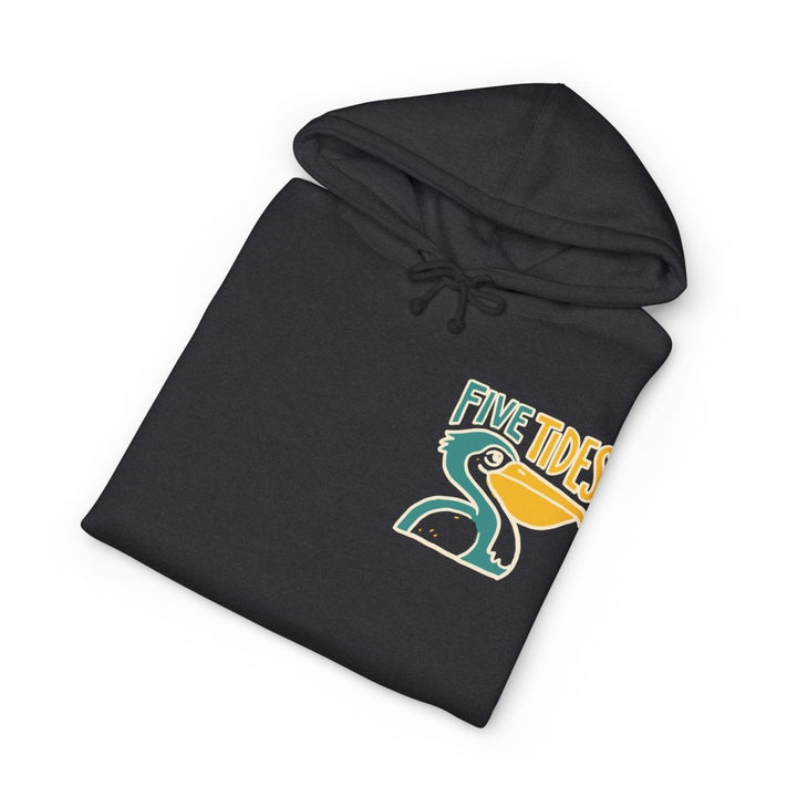 Five Tides Pelican Hoodie – Coastal Surf Crewneck - FIVE TIDES APPAREL