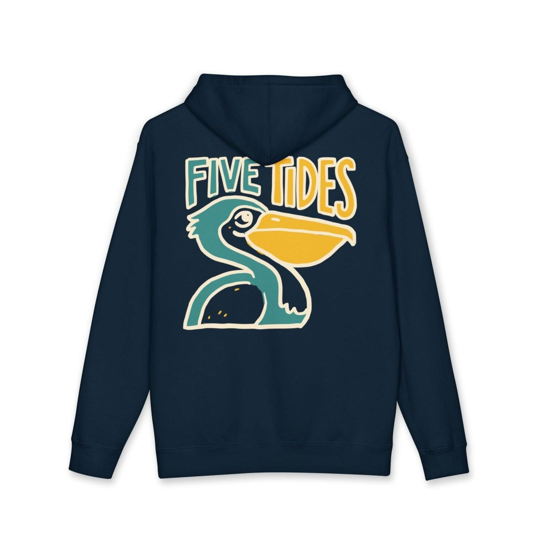 Five Tides Pelican Hoodie – Coastal Surf Crewneck - FIVE TIDES APPAREL