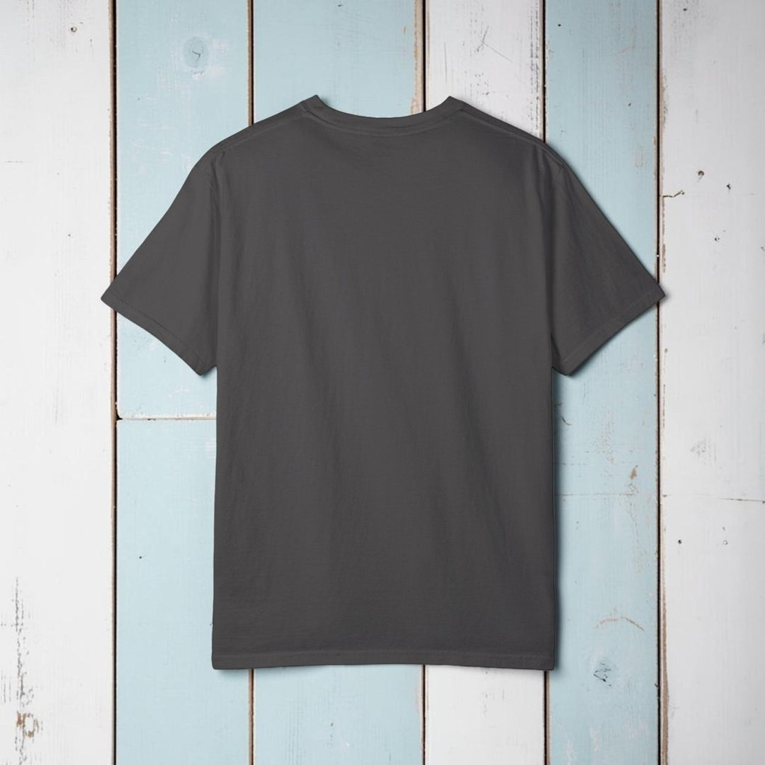 Five Tides V Logo Tee | Garment-Dyed Vintage Coastal Crew - FIVE TIDES APPAREL