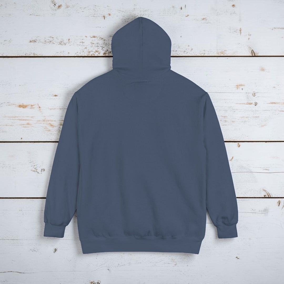 Fly Boldly Hoodie | Garment-Dyed Graphic Pullover - FIVE TIDES APPAREL