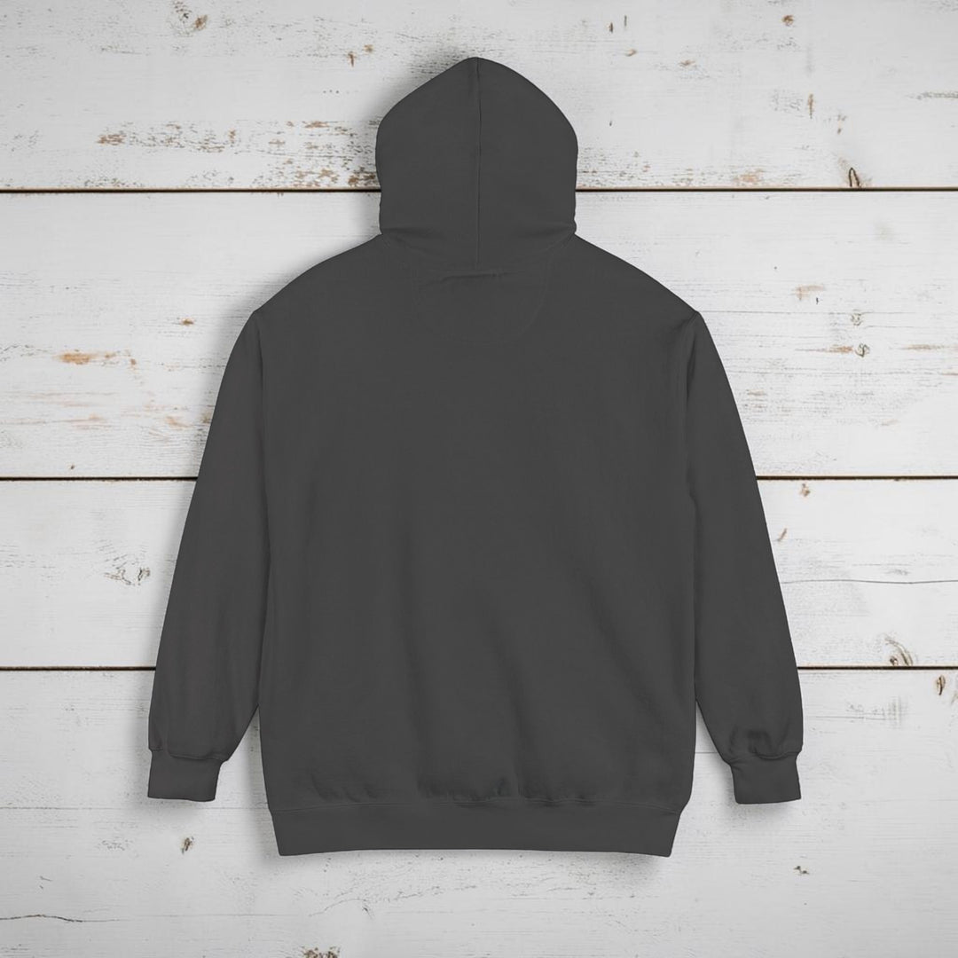 Fly Boldly Hoodie | Garment-Dyed Graphic Pullover - FIVE TIDES APPAREL