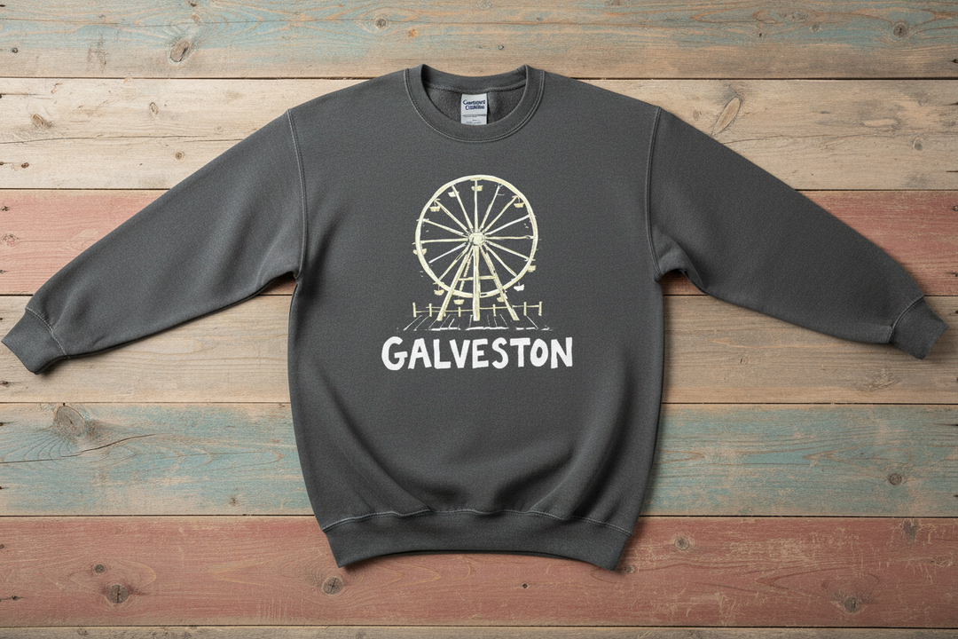 Galveston Charcoal Flat Lay