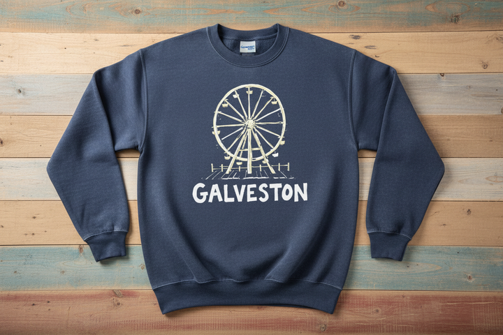 Galveston Navy Flat Lay