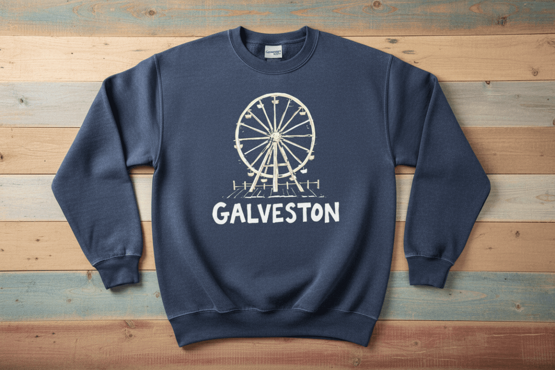Galveston Navy Flat Lay