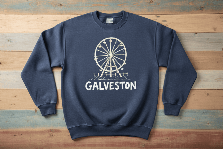 Galveston Navy Flat Lay