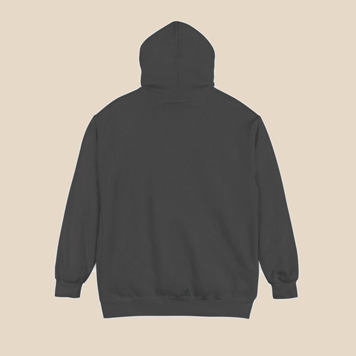 Hatteras Lighthouse hoodie — back view of this coastal graphic pullover by Five Tides Apparel
