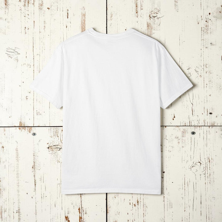 White t-shirt on a white background