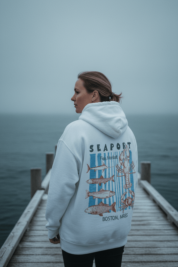 Female lifestyle - Maine winter dock
