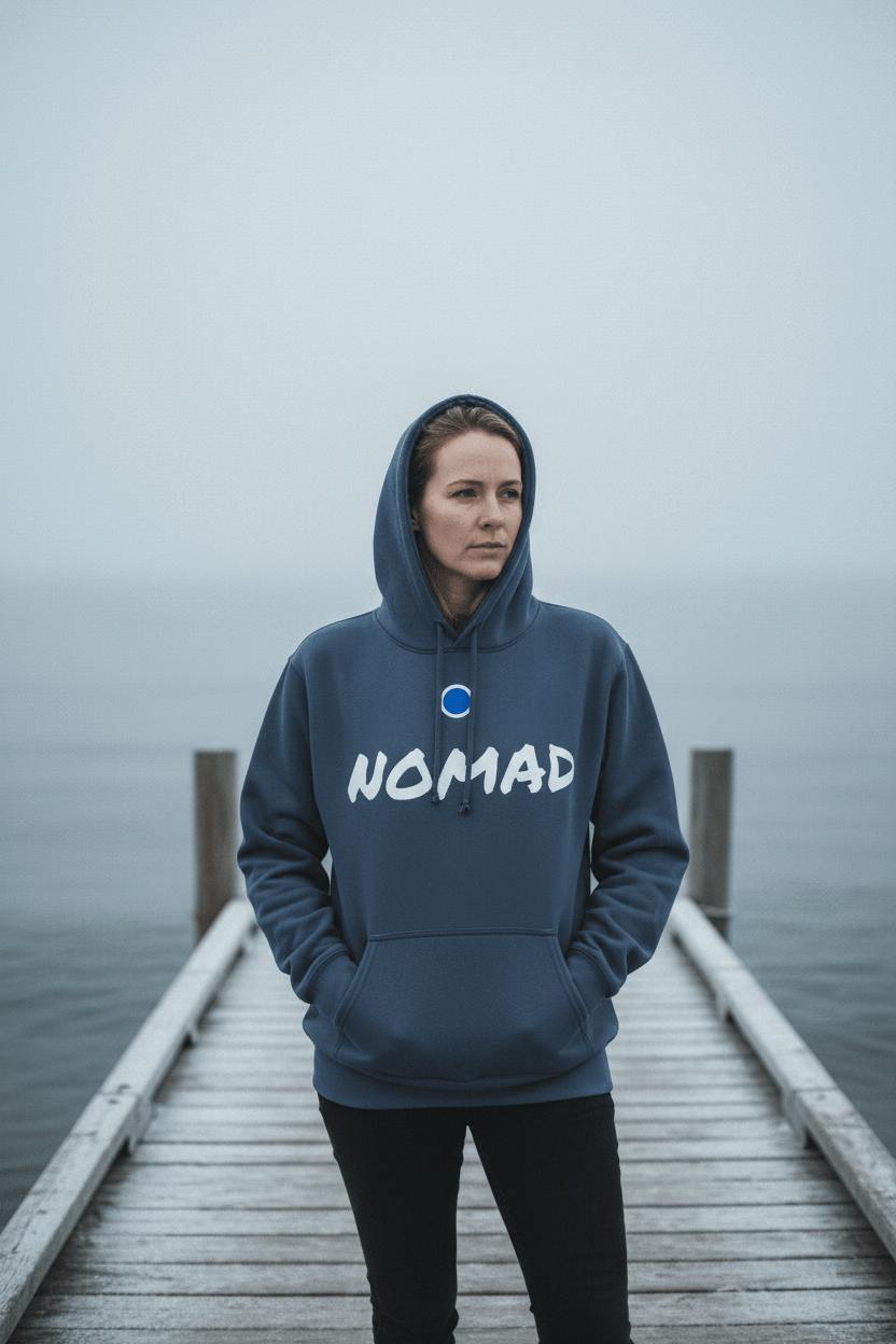 Female lifestyle - Maine winter dock