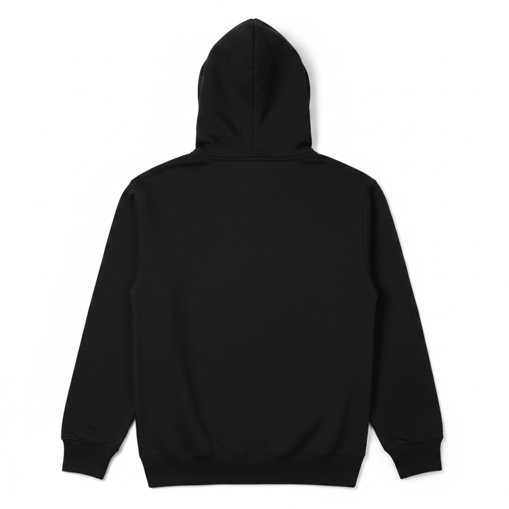 Charcoal VW surf van hoodie back - white background