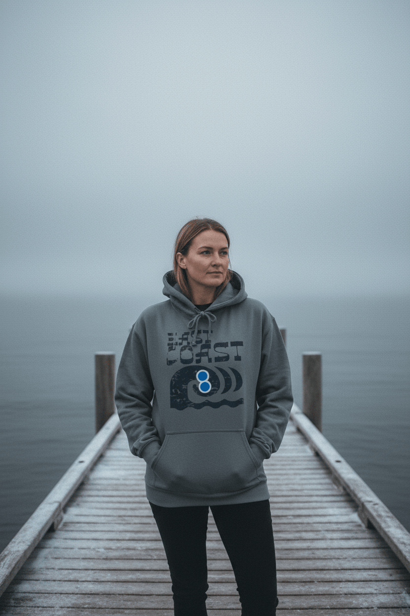 Female lifestyle - Maine winter dock