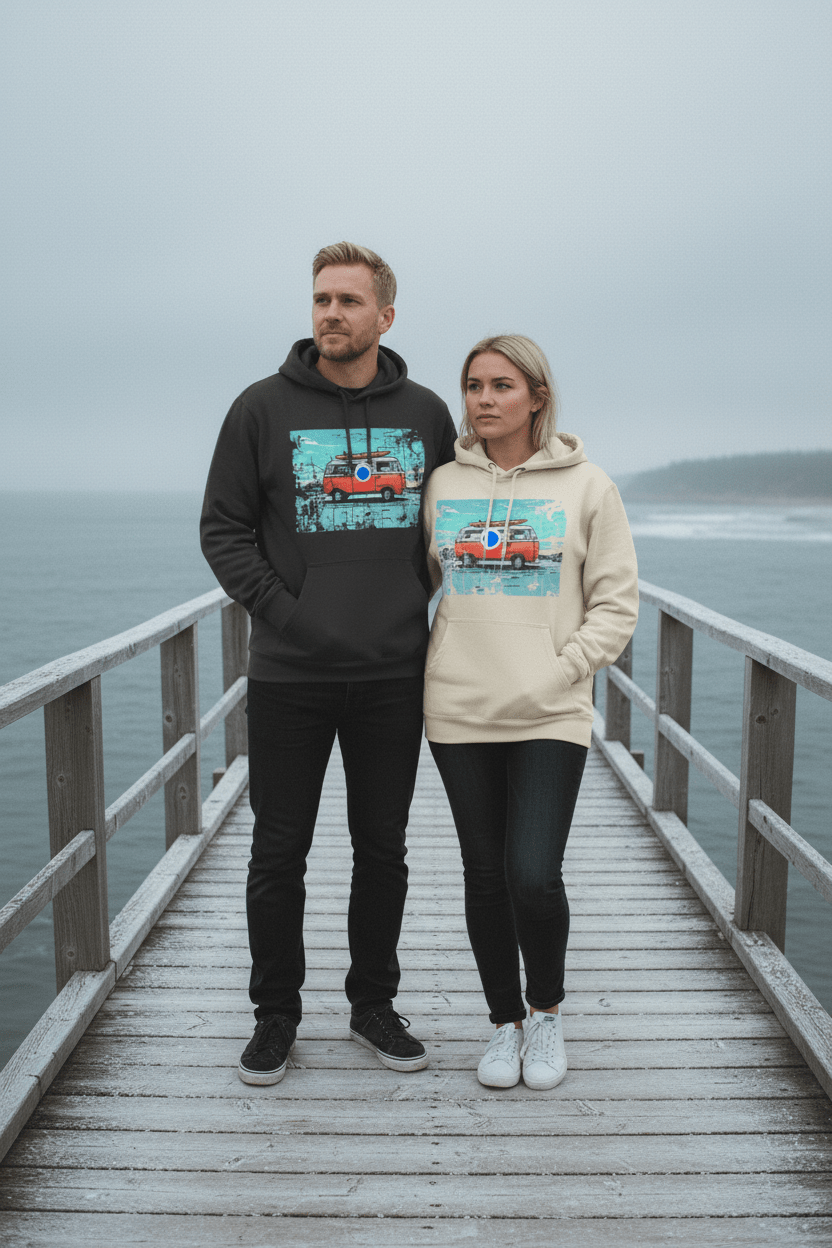 Couple lifestyle - Maine winter dock