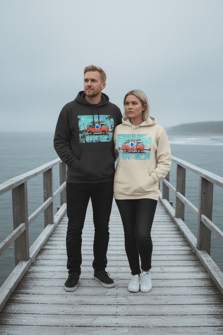 Couple lifestyle - Maine winter dock