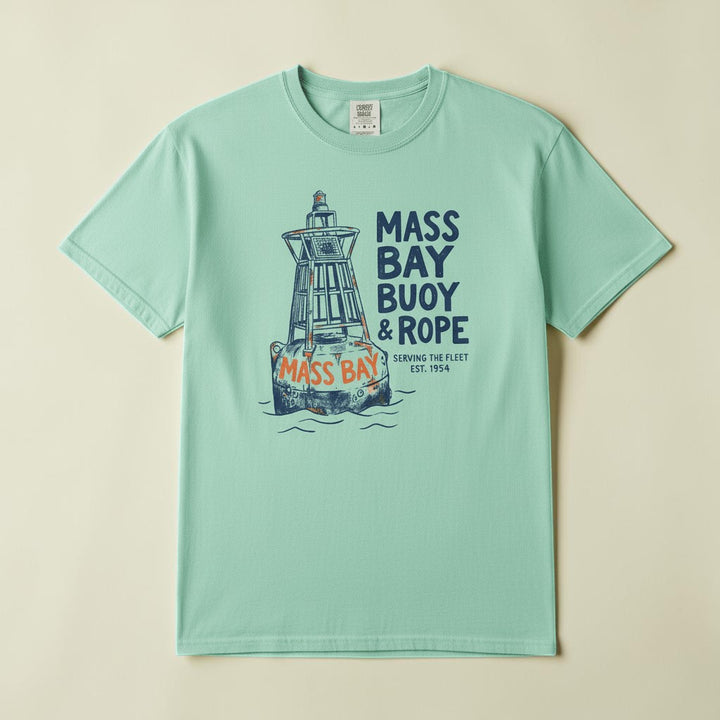 Mass Bay Buoy &amp; Rope Graphic Tee — Island Reef on Colorful Driftwood