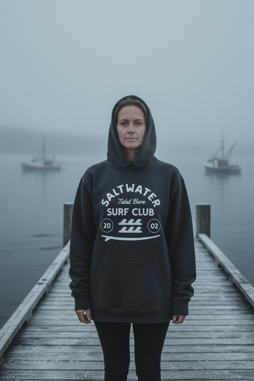 Female lifestyle - Maine winter dock
