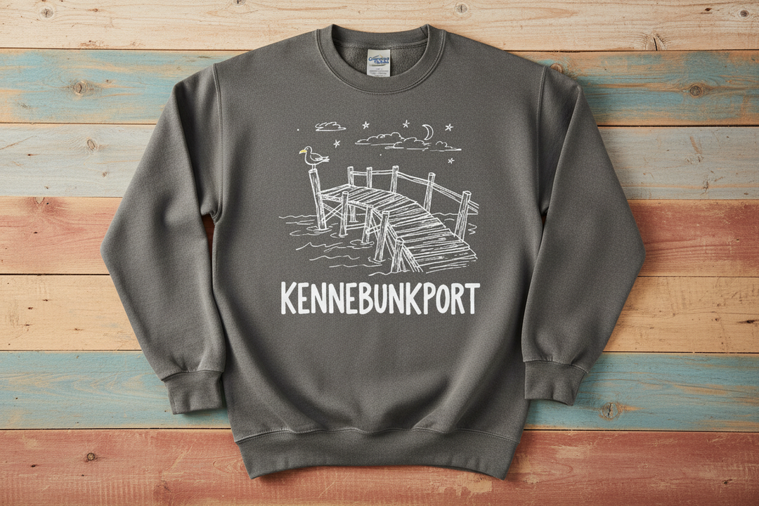 Kennebunkport Charcoal Flat Lay