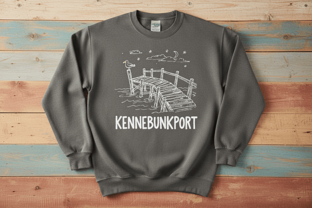 Kennebunkport Charcoal Flat Lay