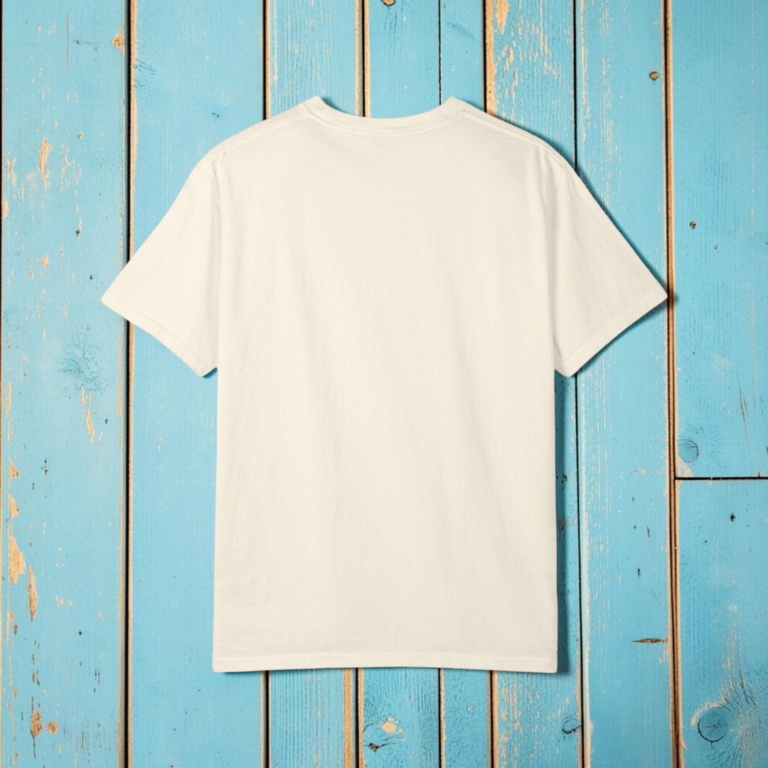 Lighthouse Watercolor Tee | Garment-Dyed Coastal Nautical Graphic - FIVE TIDES APPAREL