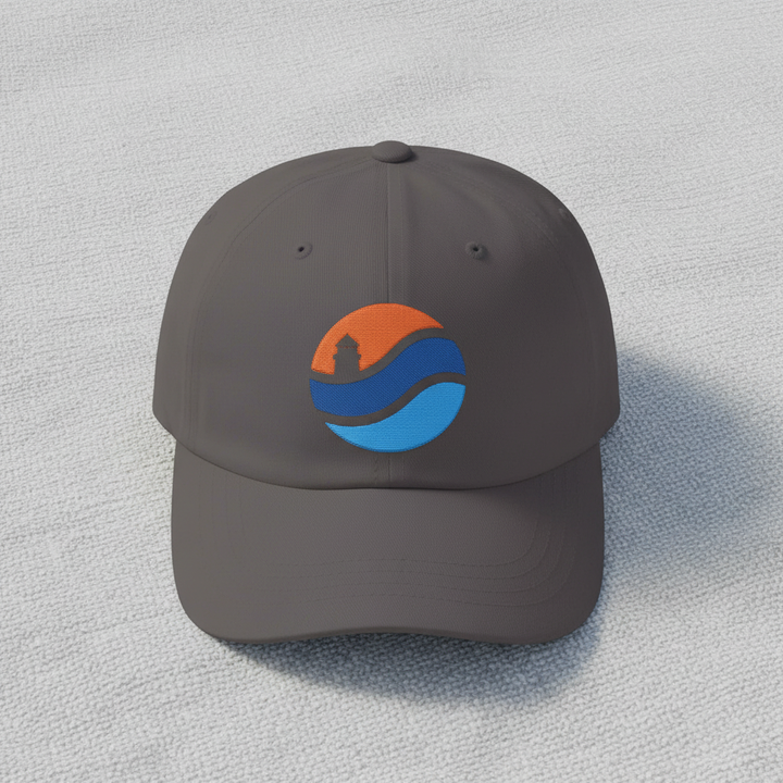 Lighthouse &amp; Wave Dad Cap — Beach Blanket 1