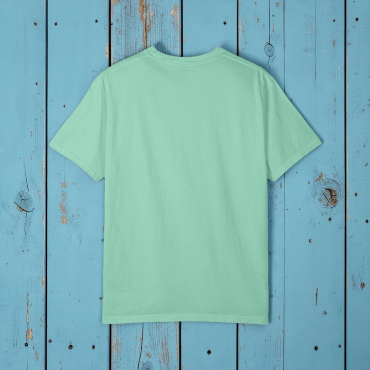 Make Waves Whale Tee | Garment-Dyed Vintage Sun-Faded Graphic - FIVE TIDES APPAREL