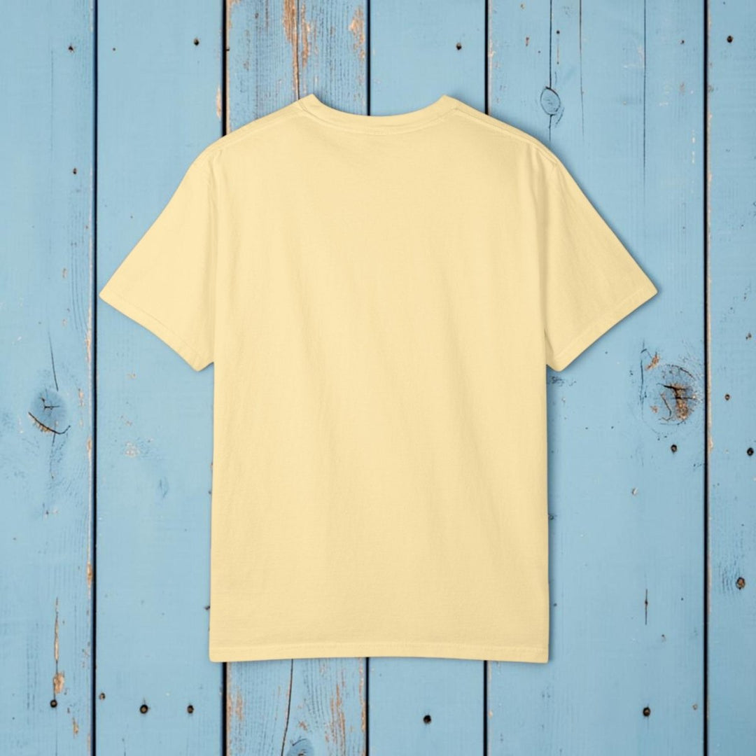 Make Waves Whale Tee | Garment-Dyed Vintage Sun-Faded Graphic - FIVE TIDES APPAREL