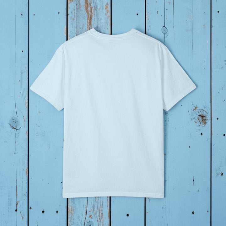 Make Waves Whale Tee | Garment-Dyed Vintage Sun-Faded Graphic - FIVE TIDES APPAREL