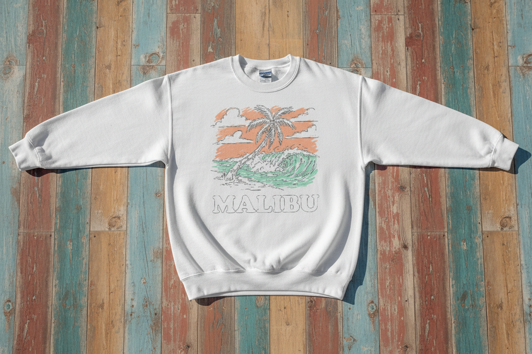 Malibu White Flat Lay