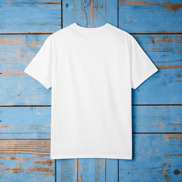 Mango Mist | Garment-Dyed Watercolor Graphic Tee - FIVE TIDES APPAREL - T-Shirt