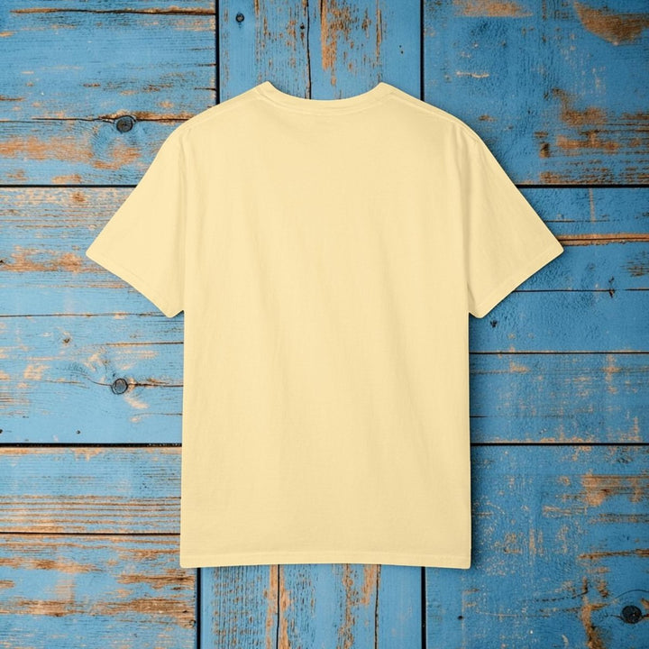 Mango Mist | Garment-Dyed Watercolor Graphic Tee - FIVE TIDES APPAREL - T-Shirt